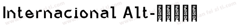 Internacional Alt字体转换